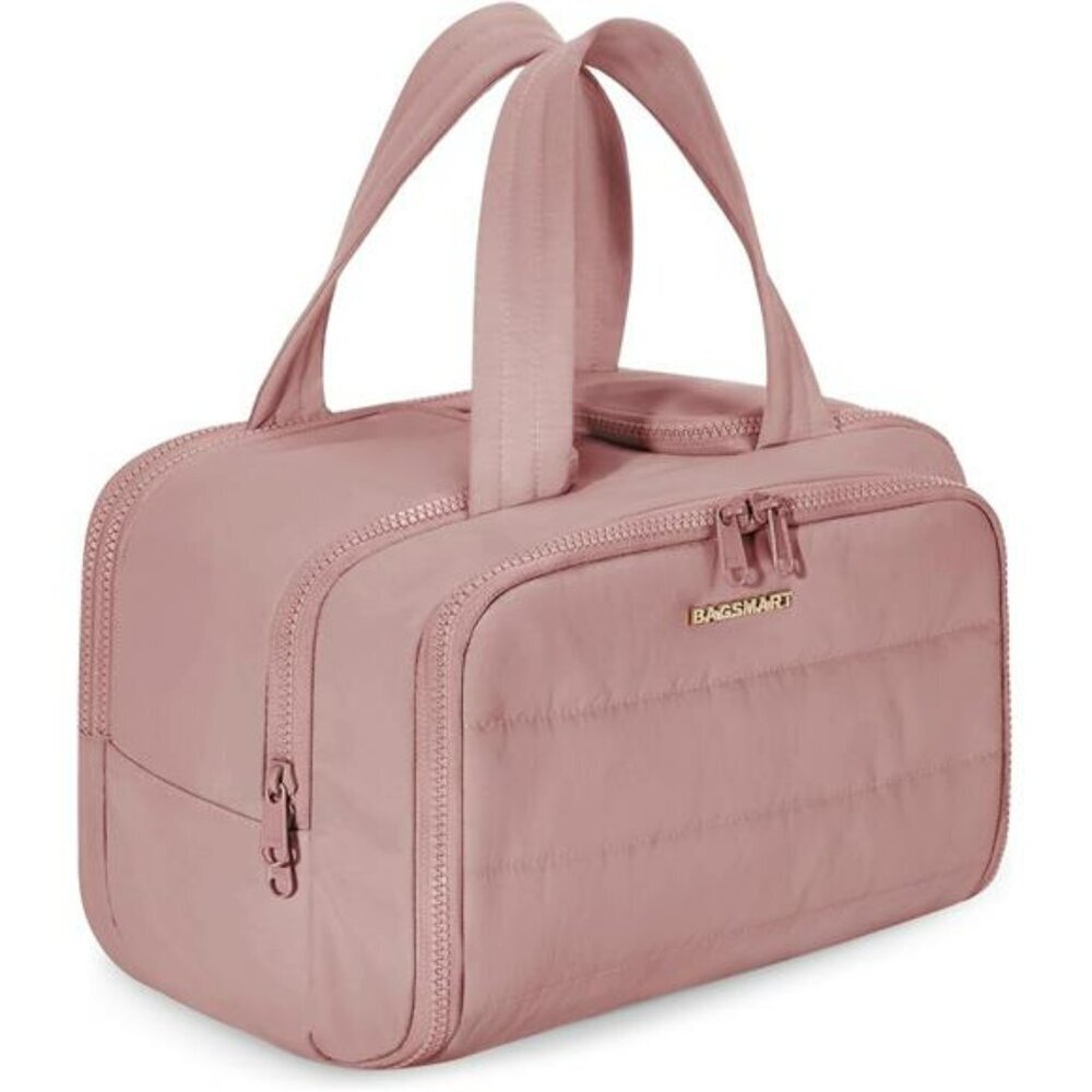 Large Travel Toiletry Bag Makeup Organizer Puffer Cosmetic Bag for Women